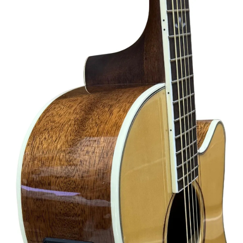 Violão Eletroacústico Cort MJ MFDX Natural Mini Jumbo com Capa