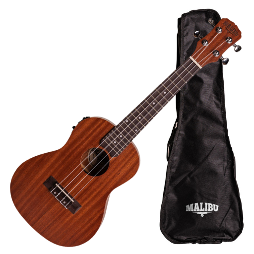 Ukulele Elétrico Concerto 23se Malibu C/ Bag