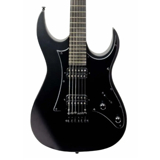 Guitarra Waldman WIGR131X BKS Black Satin com Captadores WLD HH e Headstock Reverso