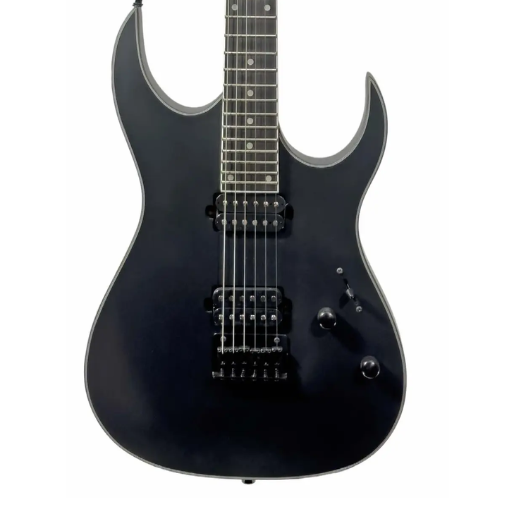 Guitarra Waldman WIGR231X BKS Black Satin com Captadores WLD HH e Headstock Reverso