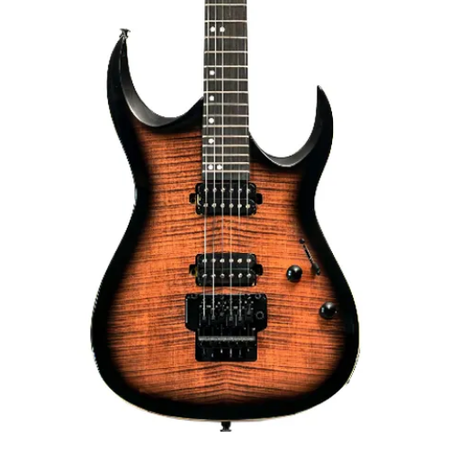 Guitarra Waldman WGA320F BR Brown com Captadores HH e Tremolo Licensed Floyd Rose