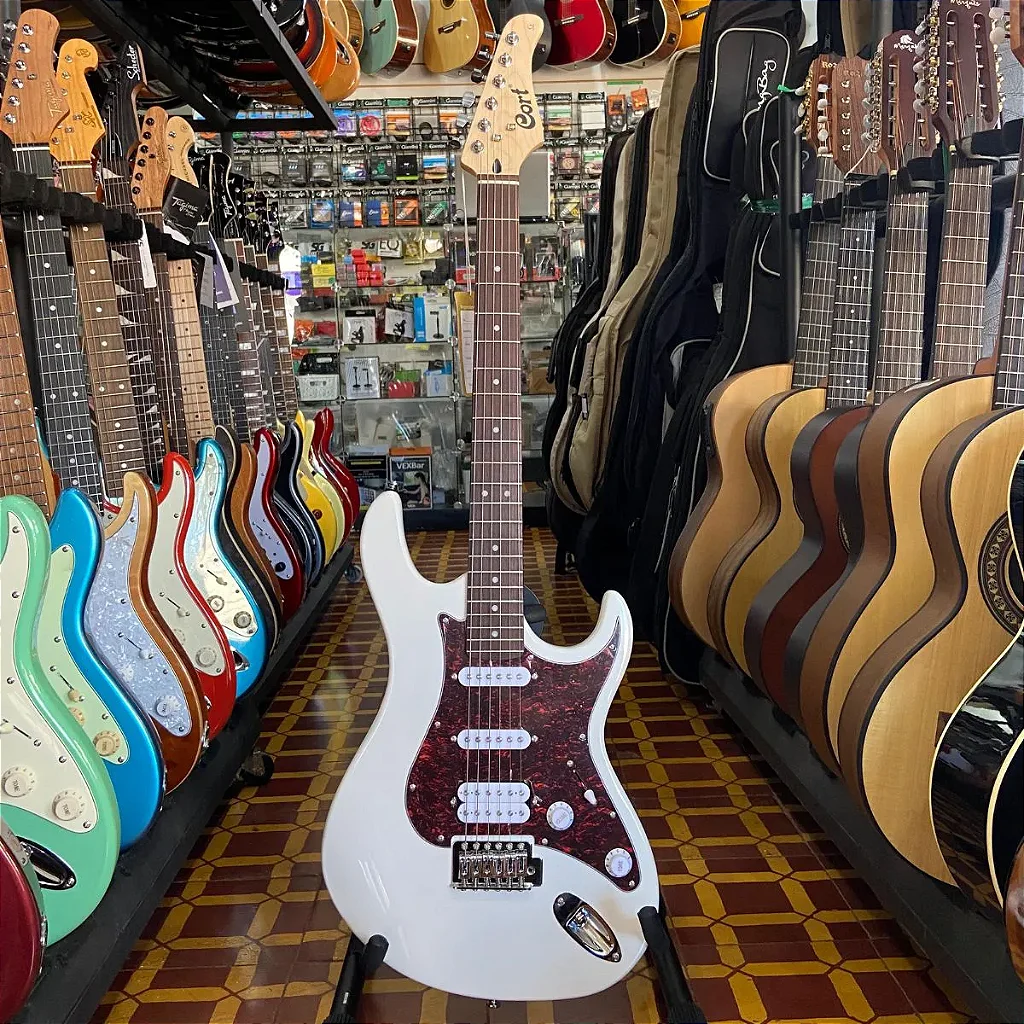 Guitarra Cort G115 SE White Captadores Powersound+ HSS