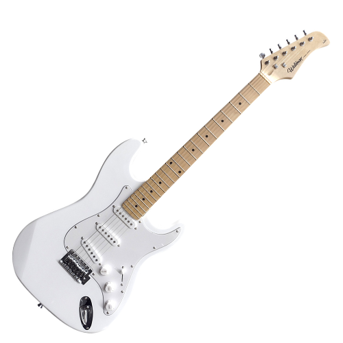 Guitarra Waldman ST-111 Wwh WHITE com Corpo Hardwood e Captadores Single Coil Hi-Gain