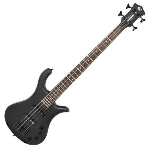 Contrabaixo Waldman WB-300A BKS Ativo 4 Cordas Black Satin com Captadores P/J