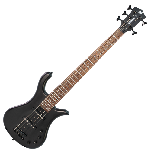 Contrabaixo Ativo 5 Cordas Waldman WB-305A BKS Black Satin com Captadores Humbucker