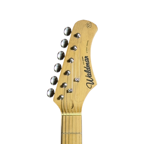 Guitarra Waldman ST-311X IV/B Ivory/Black com Corpo Hardwood e Captadores Single Coil Hi-Gain