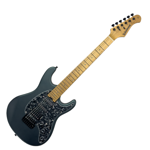 Guitarra Waldman ST-441X GMS/B Gun Metal Satin Premium com Technical Wood e Bag