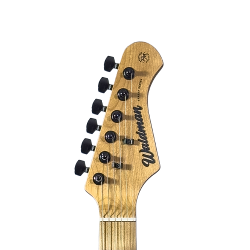 Guitarra Waldman ST-441X SVS/B Silver Satin Premium com Technical Wood e Bag