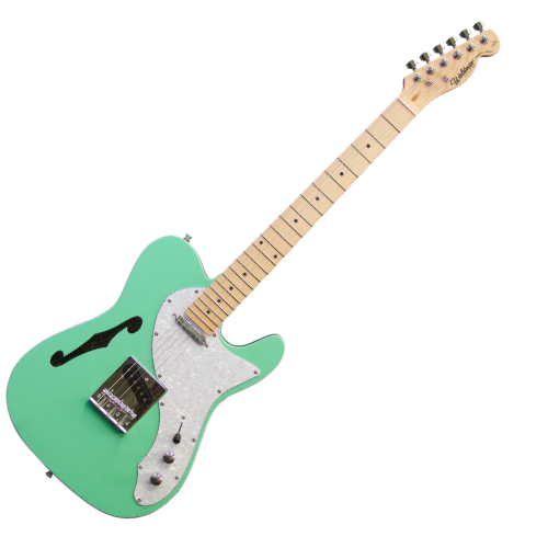 Guitarra Waldman GTE-300 LG Lime Green - Traditional Electric Series Professional