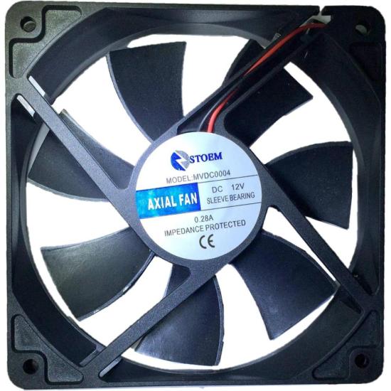 Microventilador Storm MVDC0004 120X120X25mm 12V Preto
