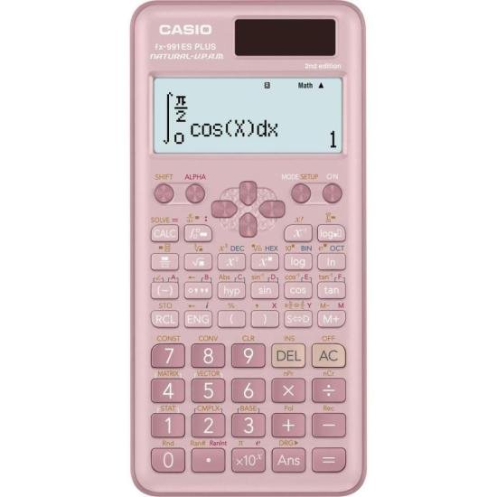 Calculadora Científica Casio FX-991ES Plus-2BU Rosa