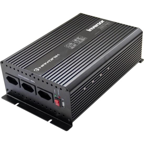 Inversor Automotivo HAYONIK MSW122 Onda Modificada 2000W 12V/220V