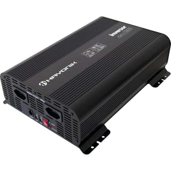 Inversor Automotivo HAYONIK PSW112 Onda Senoidal 2000W 12V/127V