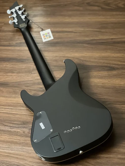 Guitarra Schecter Damien Platinum 6 SBK Satin Black com Captadores