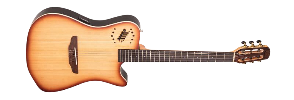 Violão Eletroacústico Marquês VN-12NBEQ Nylon Clássico Cutaway Natural Brilhante