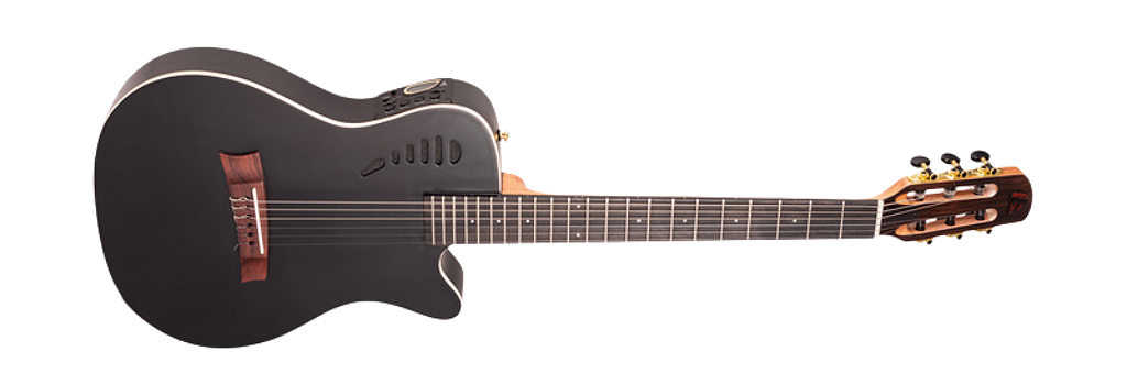 Violão Elétrico Marquês VN-11BKSEQ Black Satin EQ - 6 Cordas Série VN Premium com Equalizador