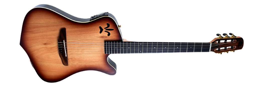 Violão Marquês VN-10NBEQ Super Flat Preto - Eletroacústico com Captação Híbrida - Piezo e Mic