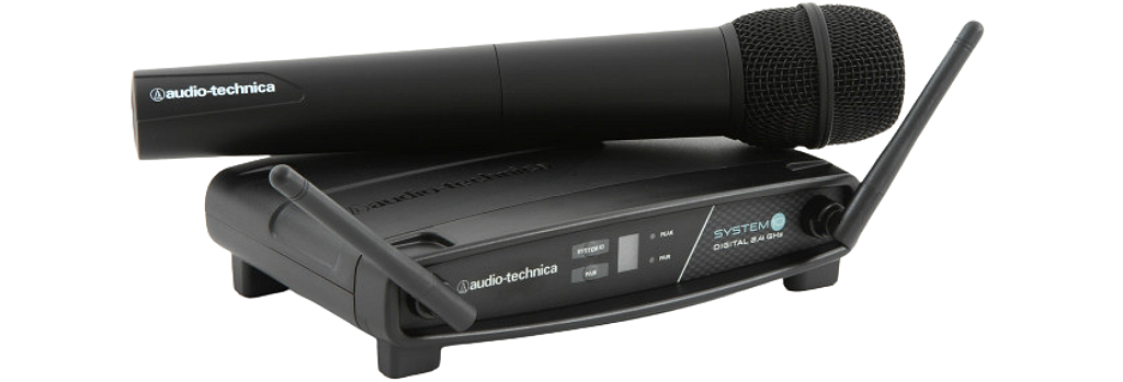 Sistema Sem Fio Audio-Technica ATW-1102 Digital Microfone de Mao