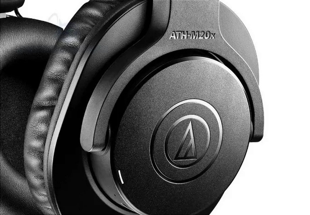 Fone de Ouvido Audio-Technica ATH-M20XBT Bluetooth Sem Fio para Estudio