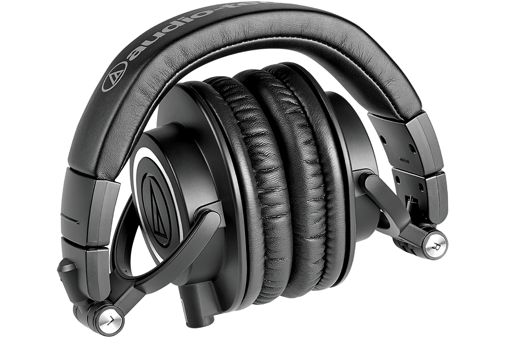 Audio-Technica ATH-M50X ブラック Fone de Ouvido Audio-Technica ATH-M50X Profissional para Estudio