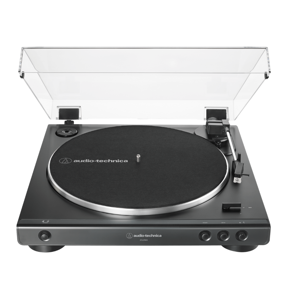 Toca-Discos Audio-Technica AT-LP60X-GM-C Automatico Belt-Drive Gun Metal