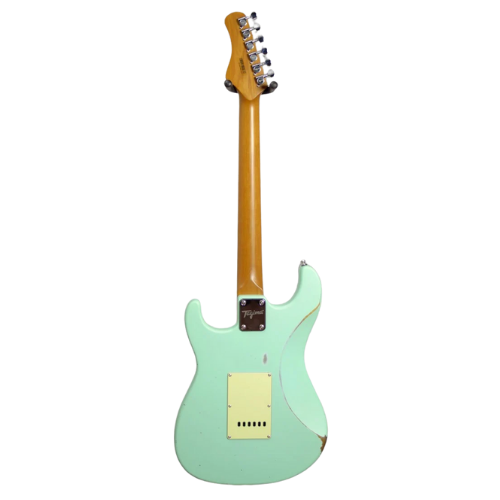 Guitarra Tagima TGA-580 ASG Antique Surf Green com Captadores HSS e Acabamento Relic