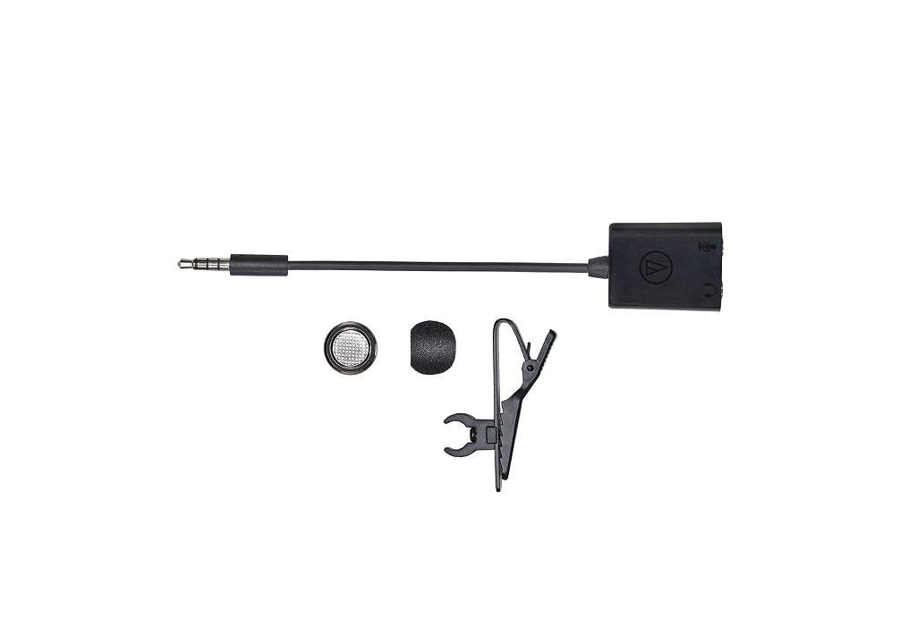 Microfone Audio-Technica ATR3350XIS de Lapela Omnidirecional para Smartphone e Camera