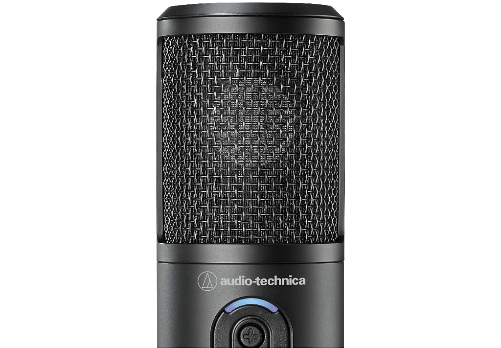 Microfone Audio-Technica ATR2500x-USB Condensador Cardioide para Estudio Gravacao e Streaming