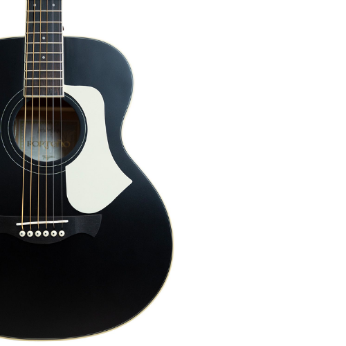 Violão Eletroacústico Tagima Porteño GS Mini NC BKS Black Folk Non-Cutaway Aço com Tampo Spruce