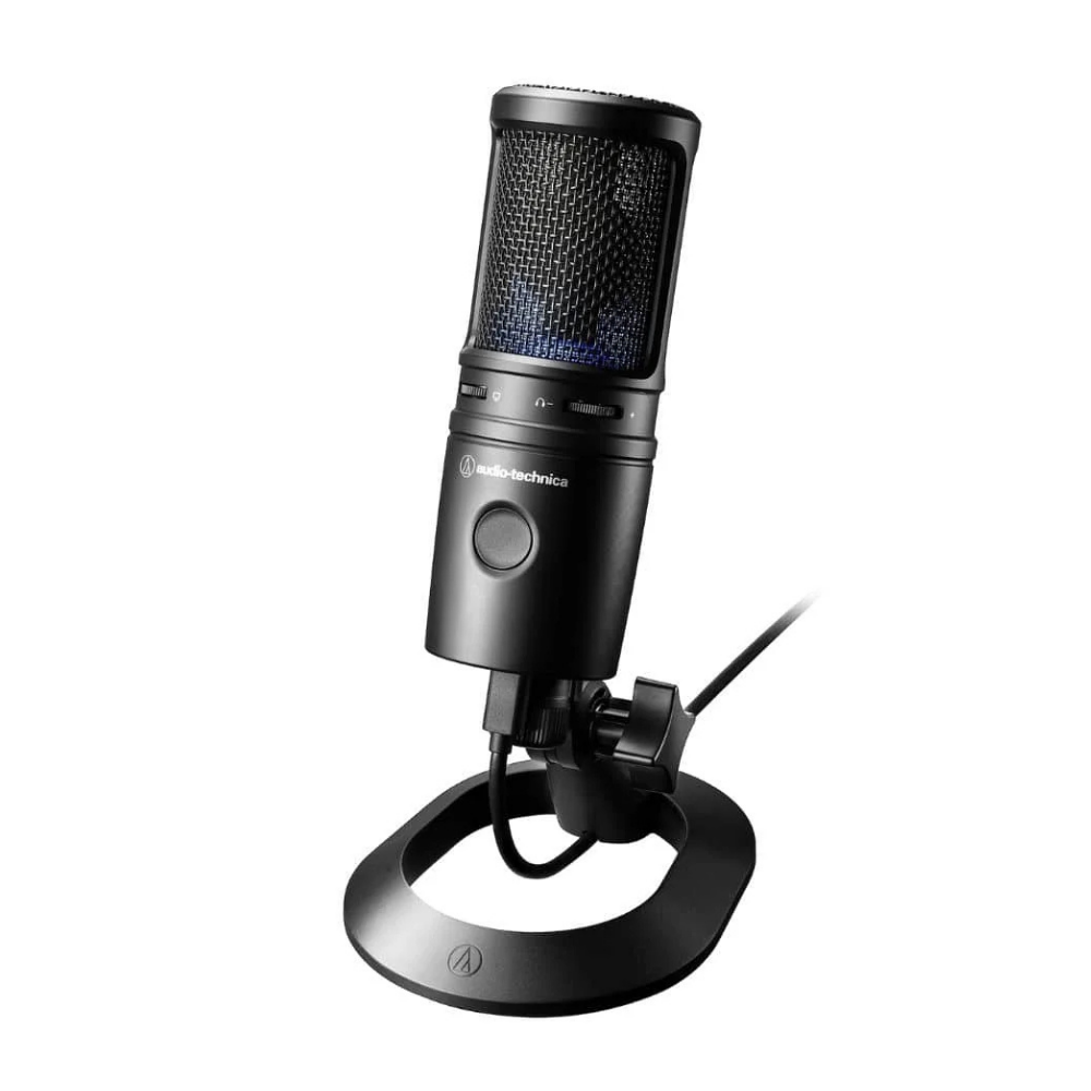 Microfone Condensador USB Audio-Technica AT2020USB-X para Streaming e Podcast - Loja Constelação