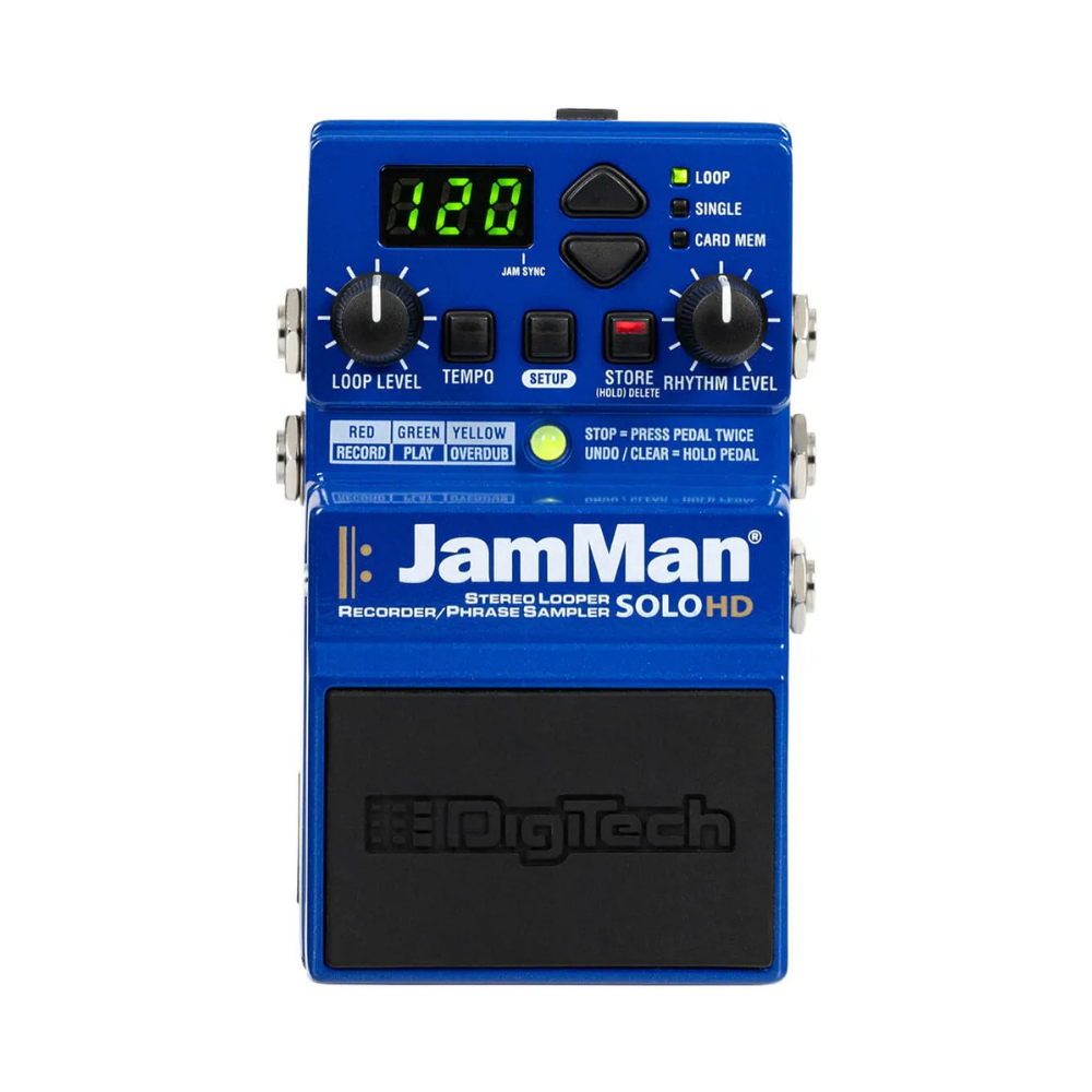 Looper Stereo Digitech JamMan Stereo V04 - Gravador de Loops com 35 Minutos e SD Card