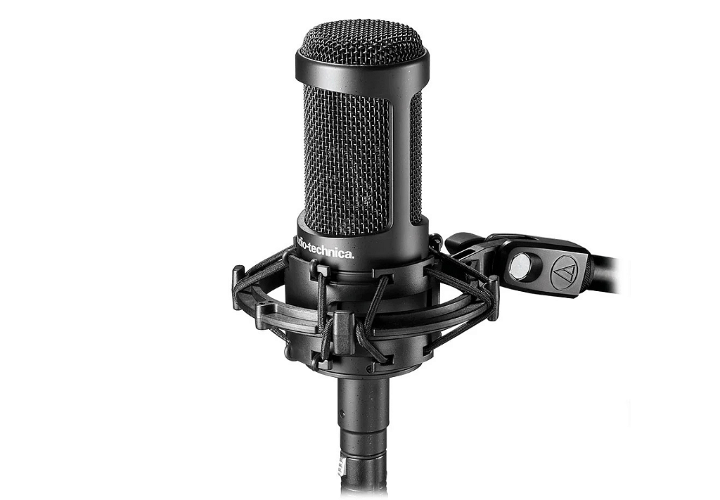 Microfone Audio-Technica AT2050 Condensador Multi-Padrão - Omni, Cardióide e Figura-8 para Estúdio e Vocais