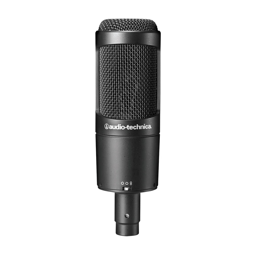 Microfone Audio-Technica AT2050 Condensador Multi-Padrão - Omni, Cardióide e Figura-8 para Estúdio e Vocais