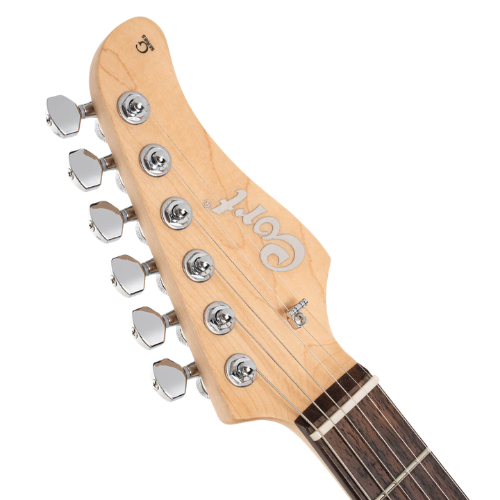 Guitarra Cort G280 Select TCP Trans Chameleon Purple com Captadores Voiced Tone VTS-63 e VTH-77 e Ponte CFA-III Tremolo e Bag