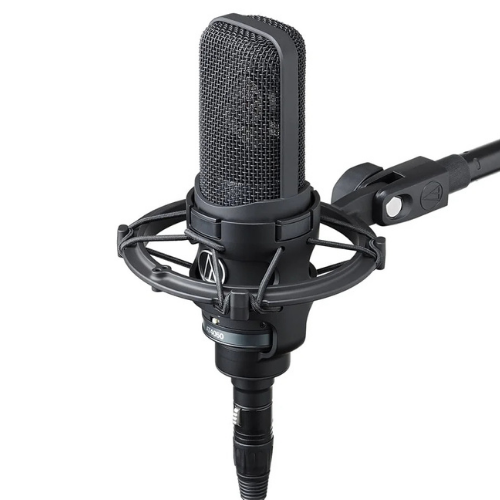 Microfone Audio-Technica AT4050 Condensador Multi-Padrão - Omni, Cardióide e Figura-8 para Estúdio com Shock Mount