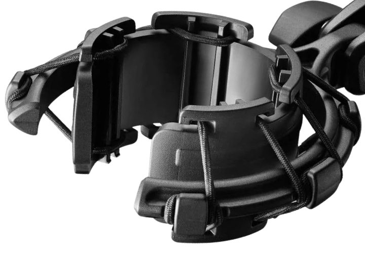 Shock Mount Audio-Technica AT8455 para Microfone AT2020USB-X - Absorção de Vibrações com Suporte Duplo Rosca 3/8" e 5/8"