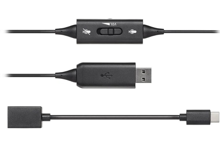 Headset Audio-Technica ATH-101USB Monoauricular com Microfone Noise-Cancelling e Conexão USB-A/C
