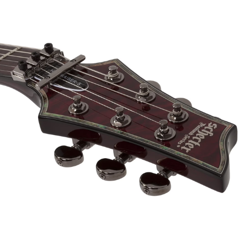 Guitarra Schecter Hellraiser C-1 FR S BCH Black Cherry com