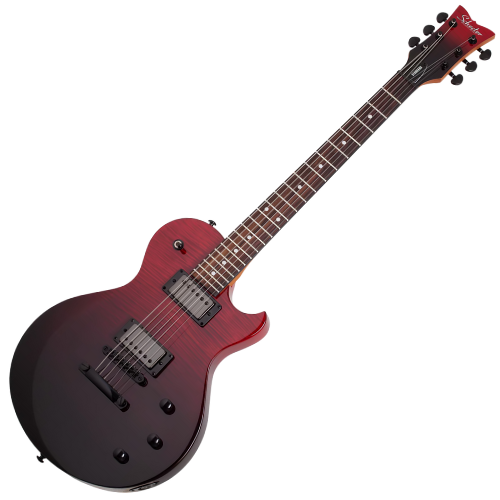 Guitarra Schecter Solo-II Standard BB Blood Burst Single Cut com Captadores Diamond Standard HH e Ponte TonePros TOM 3960