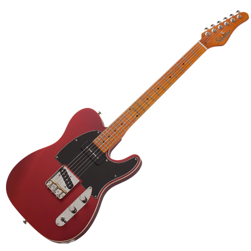Guitarra Schecter PT Special SCAR Satin Candy Apple Red com Captadores Schecter Diamond VT-1 e V-90 e Ponte PT-H String-Thru 664