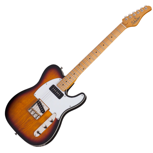 Guitarra Schecter PT Special 3TSBP 3-Tone Sunburst Pearl com Captadores Schecter Diamond VT-1 e V-90 e Ponte PT-H String-Thru 665