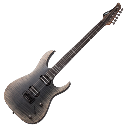 Guitarra Schecter Banshee Mach-6 FB Fallout Burst com Captadores Fishman Fluence Modern Humbucker e Ponte Floyd Rose 1500 Series 1410