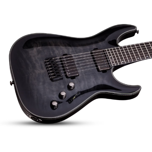 ギター Schecter Hellraiser YUKI Guitarra Schecter Hellraiser Hybrid C-7 TBB Trans Black Burst 7