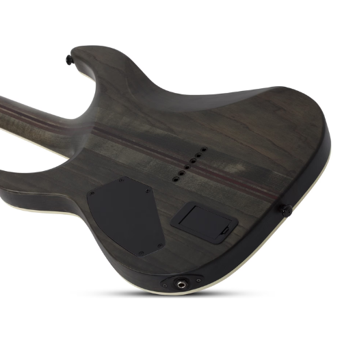 Guitarra Schecter C-1 SLS Elite Evil Twin SBK Satin Black com Captadores Fishman Fluence Modern e Ponte Hipshot Hardtail 1347