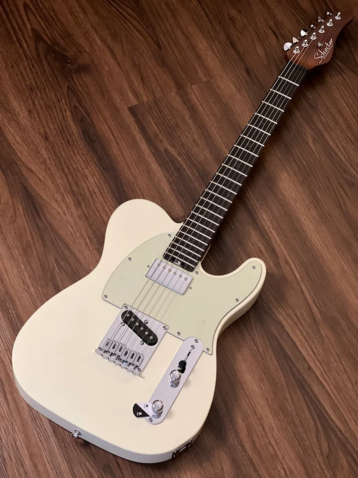 Guitarra Schecter Nick Johnston PT AS Atomic Snow com Captadores Schecter Diamond Nick Johnston Single Coil e Schecter Diamond '78 Humbucker e Ponte Schecter PT-S 1732