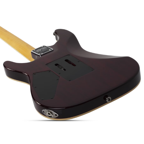 Guitarra Schecter Omen Extreme-6 FR BCH Black Cherry com Captadores Schecter Diamond Plus HH e Ponte Floyd Rose Special 2006