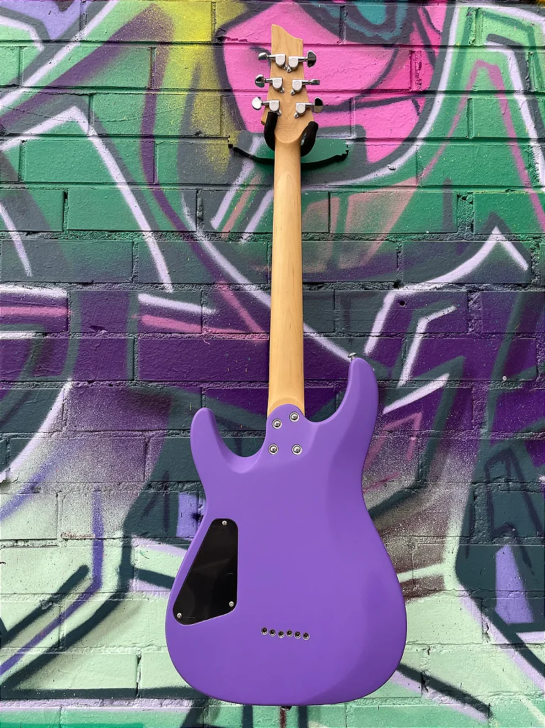 Guitarra Schecter C-6 Deluxe SP Satin Purple com Captadores Schecter Diamond Plus HH e Ponte Tune-O-Matic 429