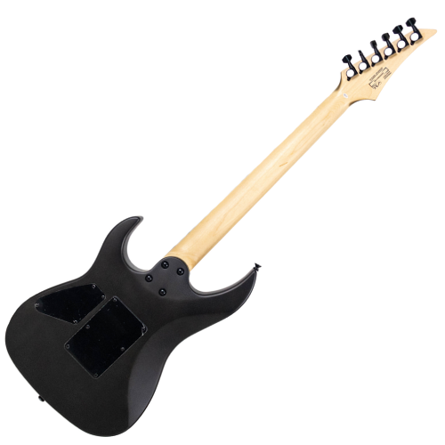Guitarra Waldman WIG450X TBKS Transparent Black Satin com Captadores HSH e Ponte Floyd Rose