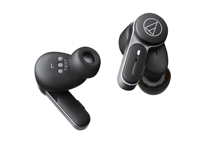 Fone de Ouvido Audio-Technica ATH-TWX7BK True Wireless High-Fidelity LDAC ANC Digital Hybrid Drivers Black
