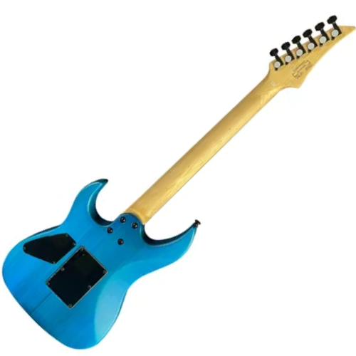 Guitarra Waldman WIG450X TBLS Trans Blue Satin com Captadores HSH e Ponte Floyd Rose